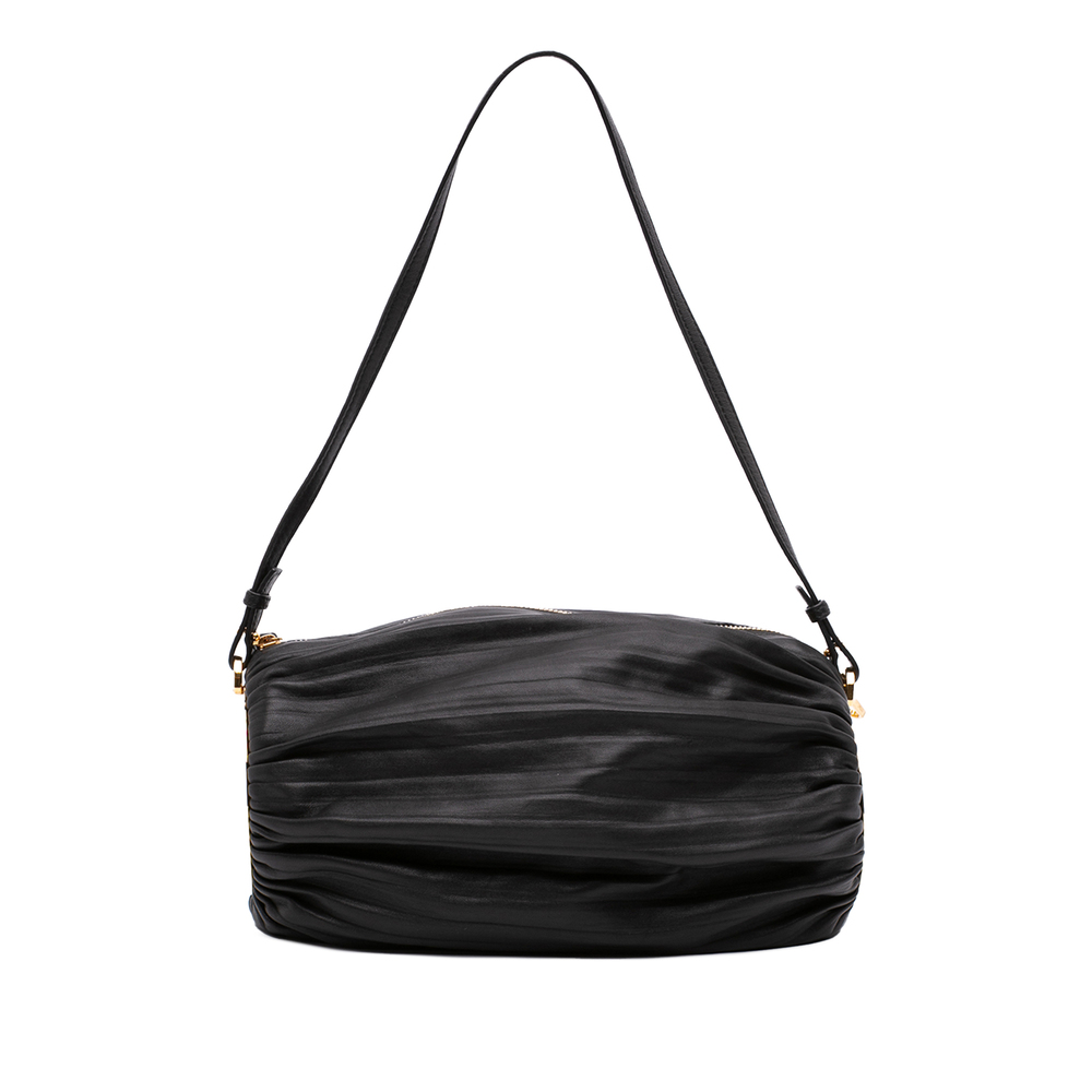 Pre-Loved LOEWE Pleated Nappa Bracelet Pouch